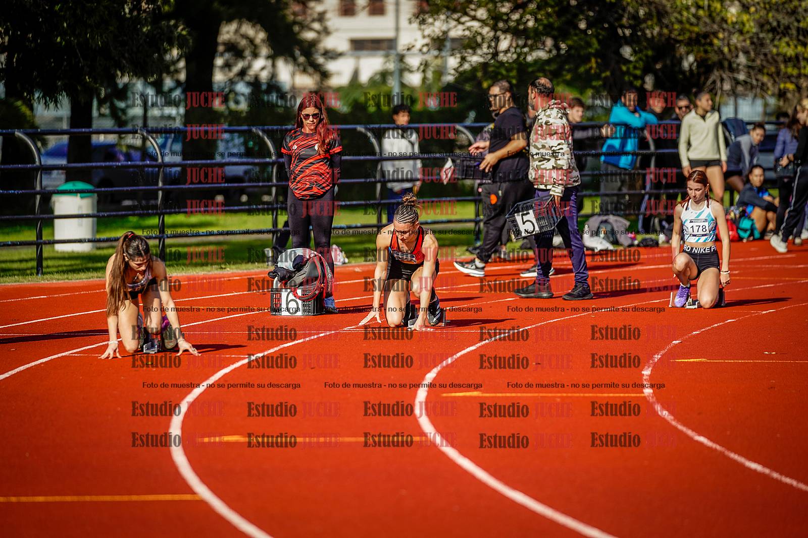 Fotos de los 200 m de mujeres