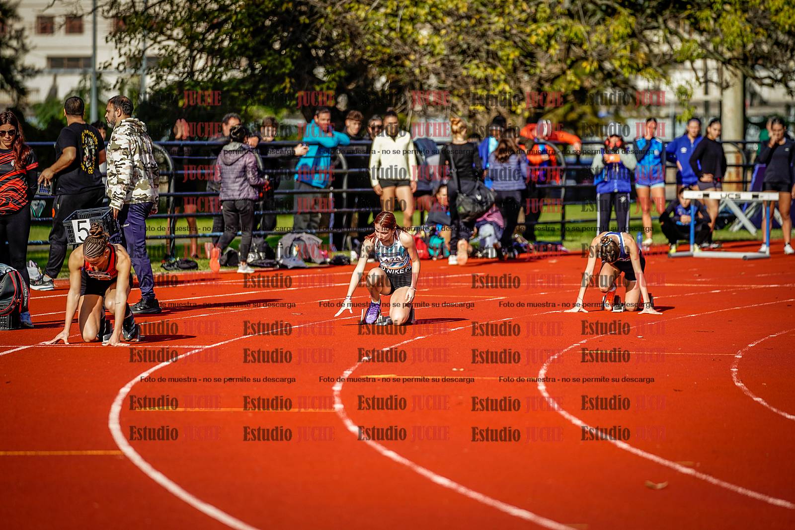 Fotos de los 200 m de mujeres