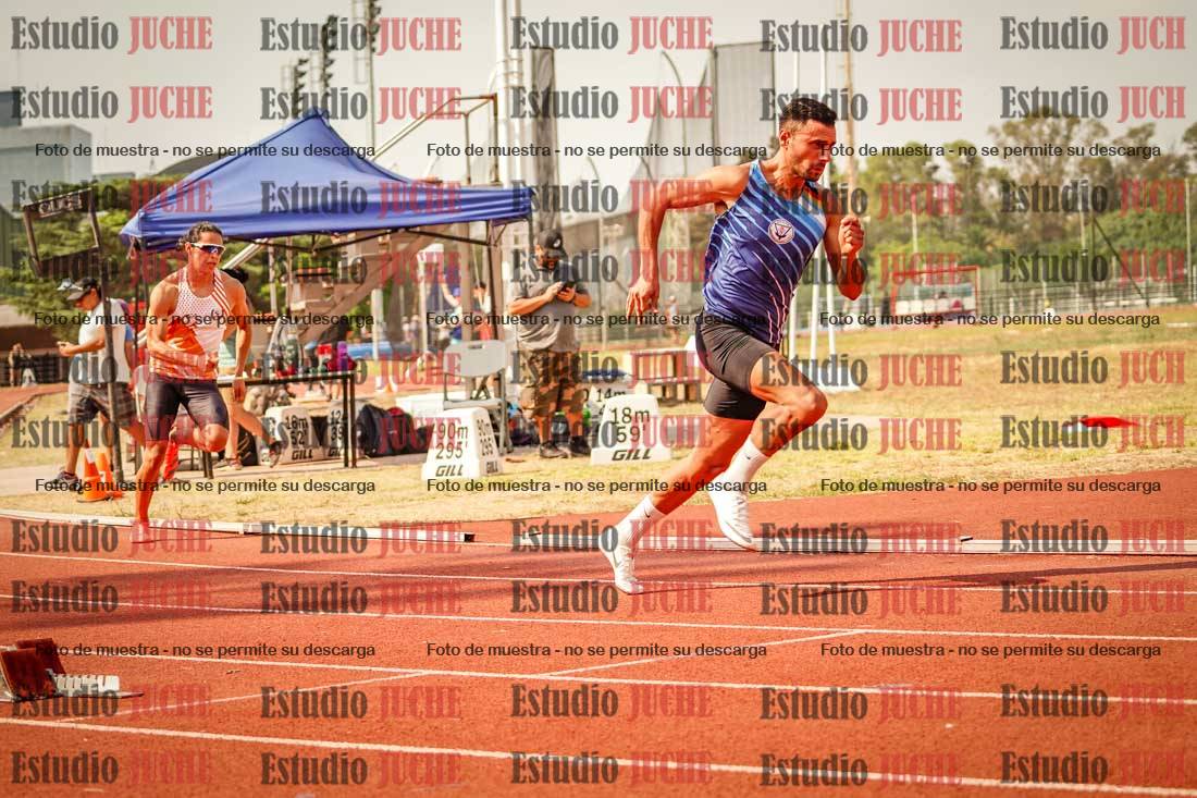Fotos de los 400 m llanos de varones