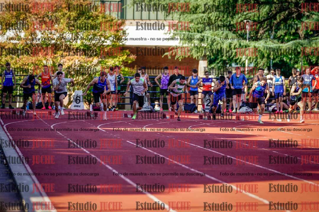 Fotos de los 100 m llanos de varones