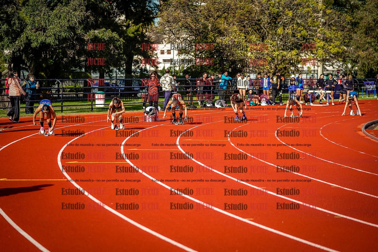 Fotos de los 200 m de mujeres