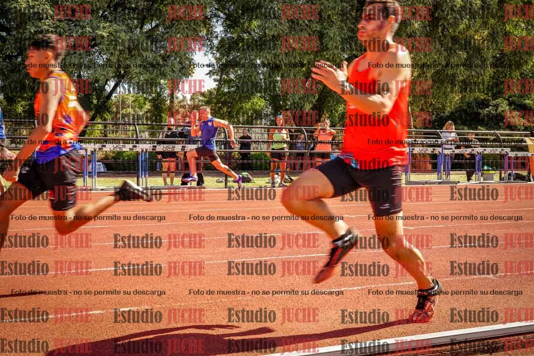Fotos de los 100 m llanos de varones