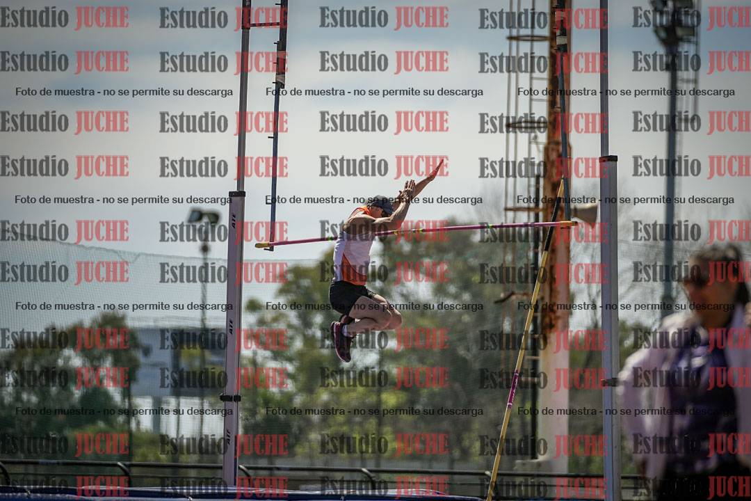 Fotos del salto con garrocha de mujeres y varones