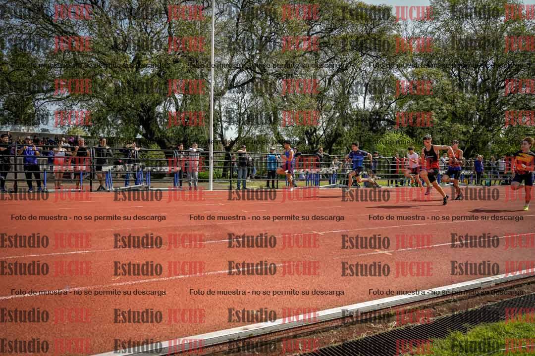 Fotos de los 80 m llanos de varones