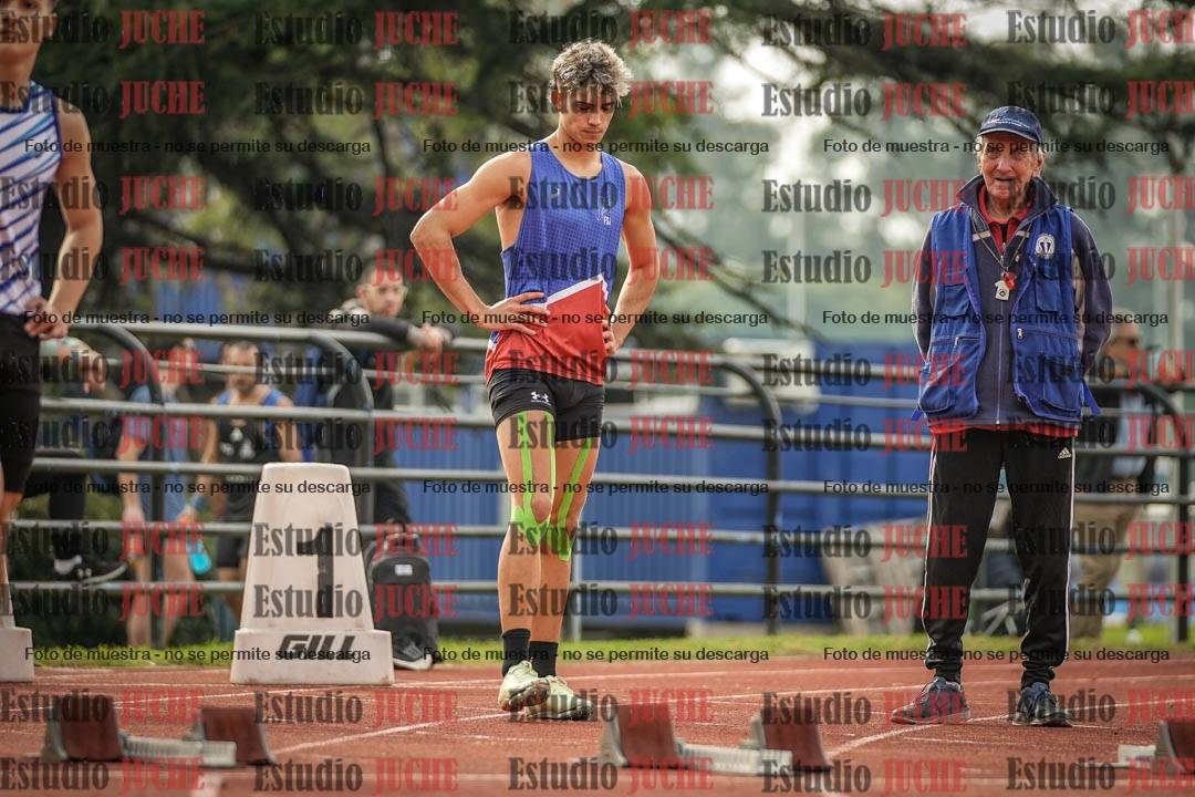 Fotos de los 100 m llanos de varones