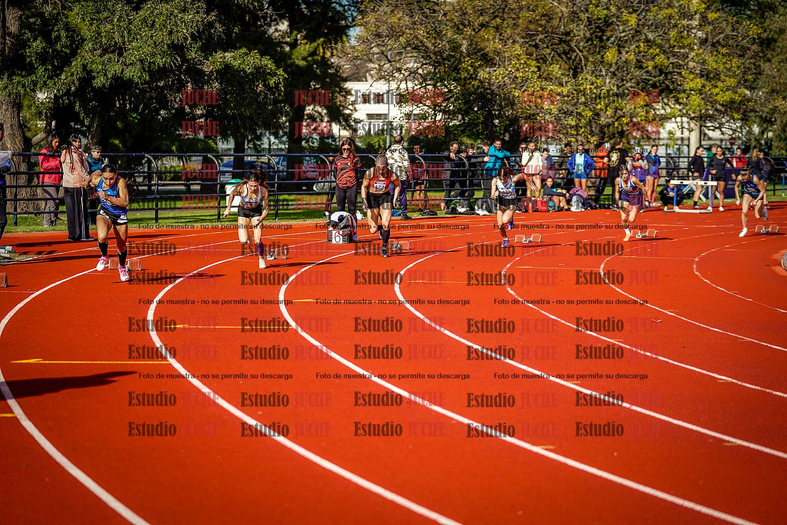 Fotos de los 200 m de mujeres