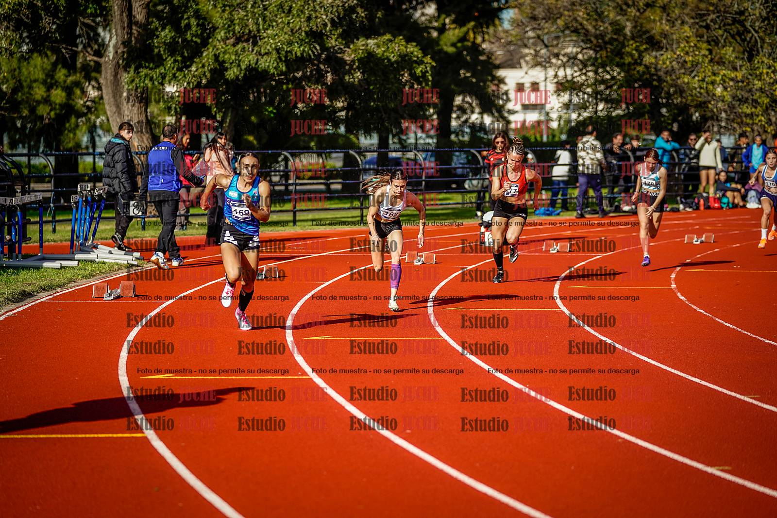 Fotos de los 200 m de mujeres
