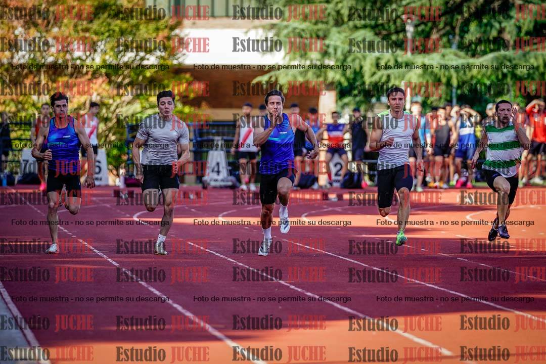 Fotos de los 100 m llanos de varones