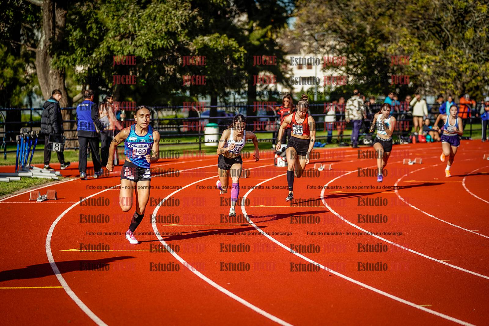 Fotos de los 200 m de mujeres