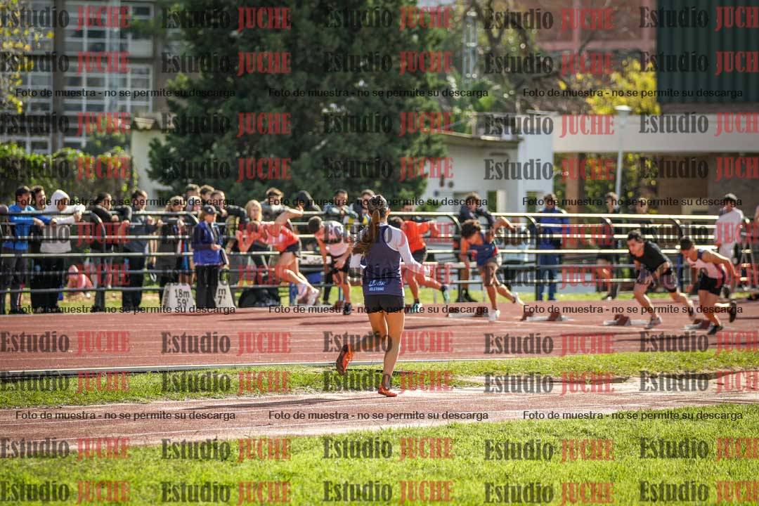 Fotos de los 100 m llanos de varones