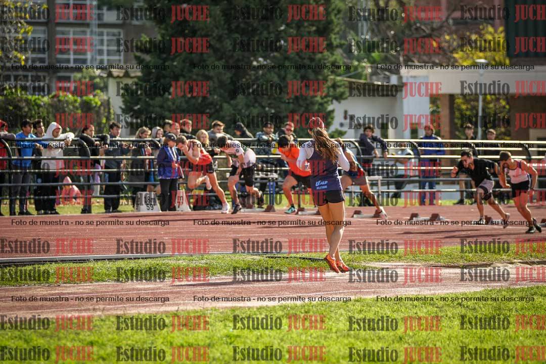 Fotos de los 100 m llanos de varones