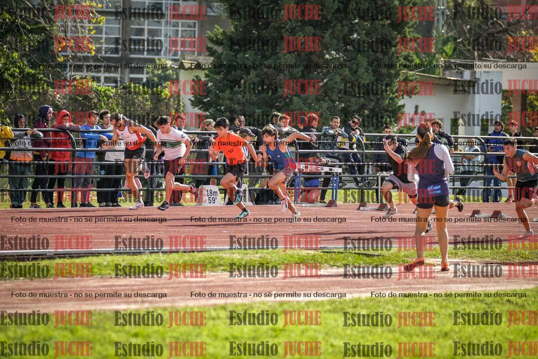 Fotos de los 100 m llanos de varones