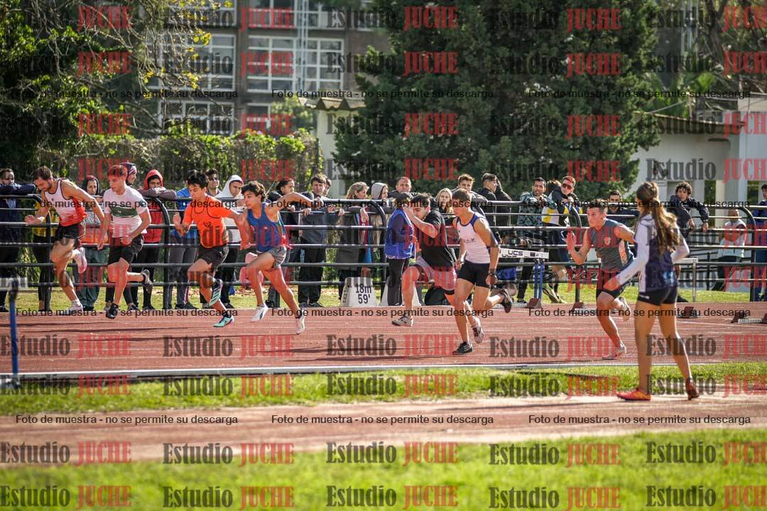 Fotos de los 100 m llanos de varones