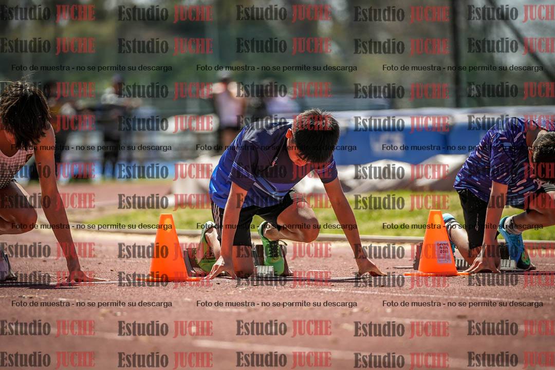 Fotos de los 80 m llanos de varones