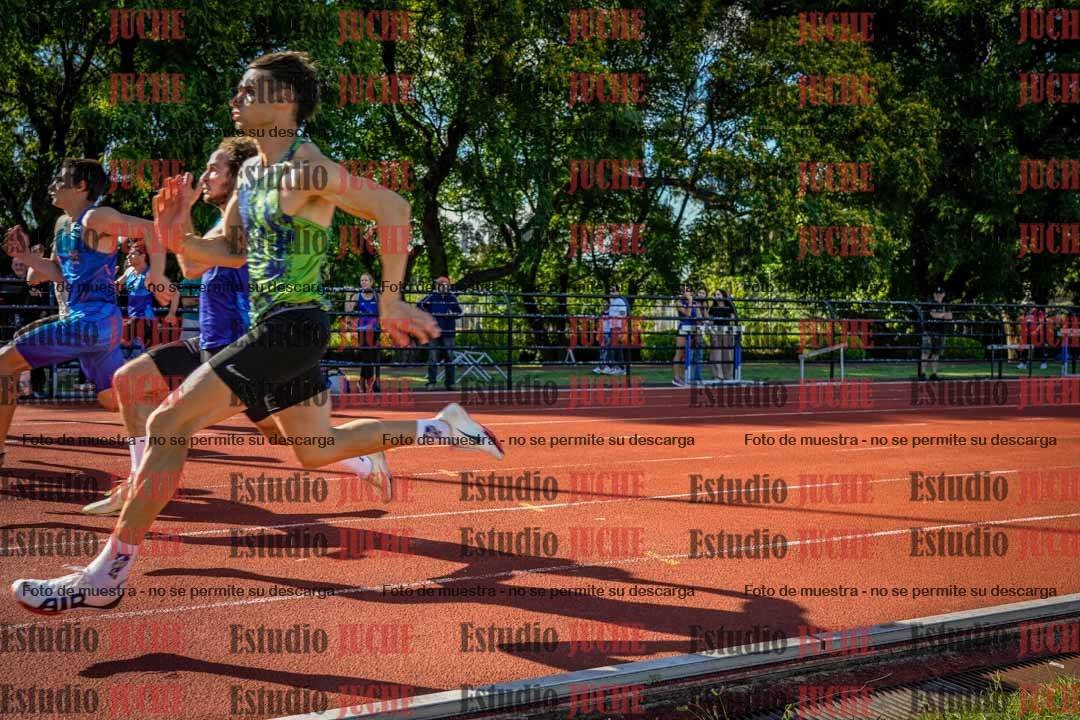 Fotos de los 100 m llanos de varones