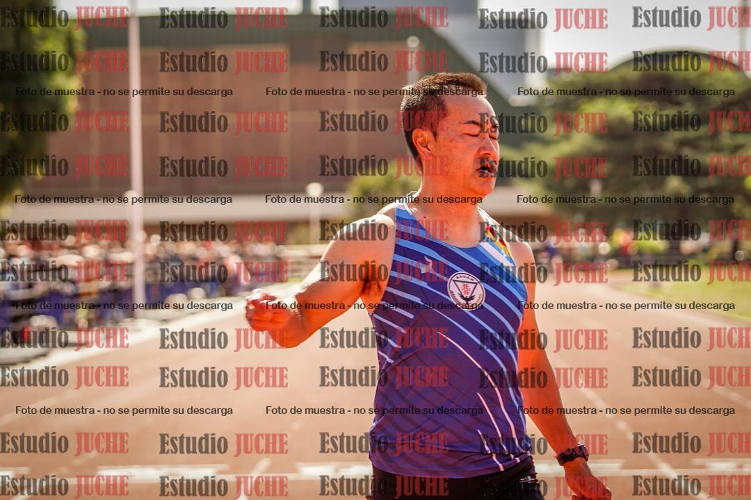 Fotos de los 100 m llanos de varones