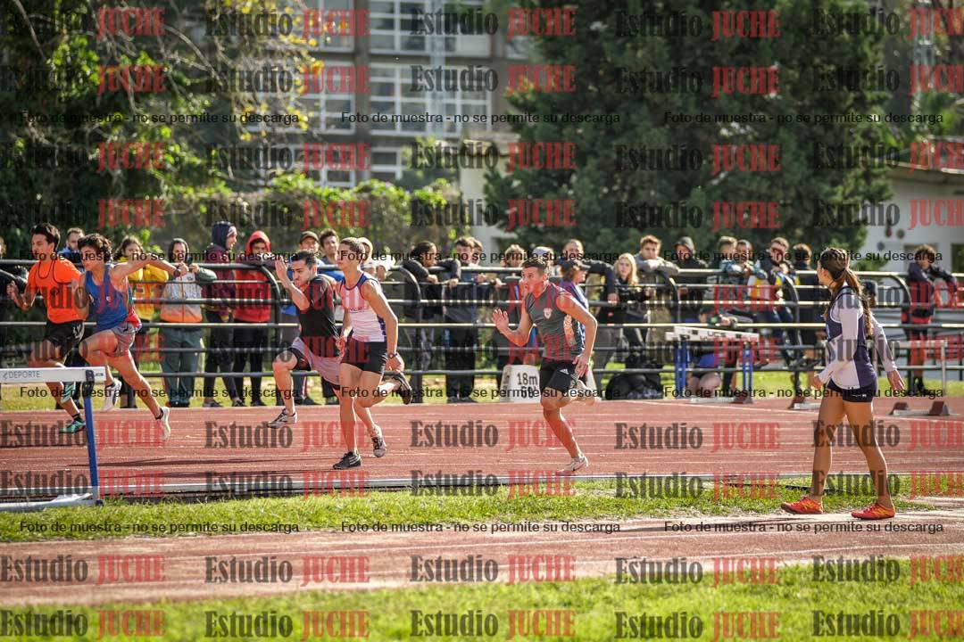 Fotos de los 100 m llanos de varones