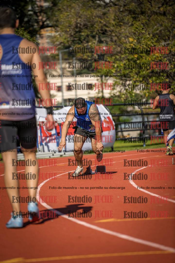 Fotos de los 200 m llanos de varones