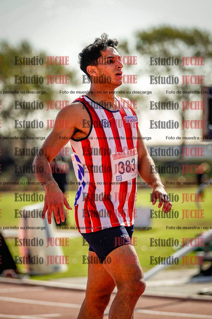 Fotos de los 400 m llanos de varones