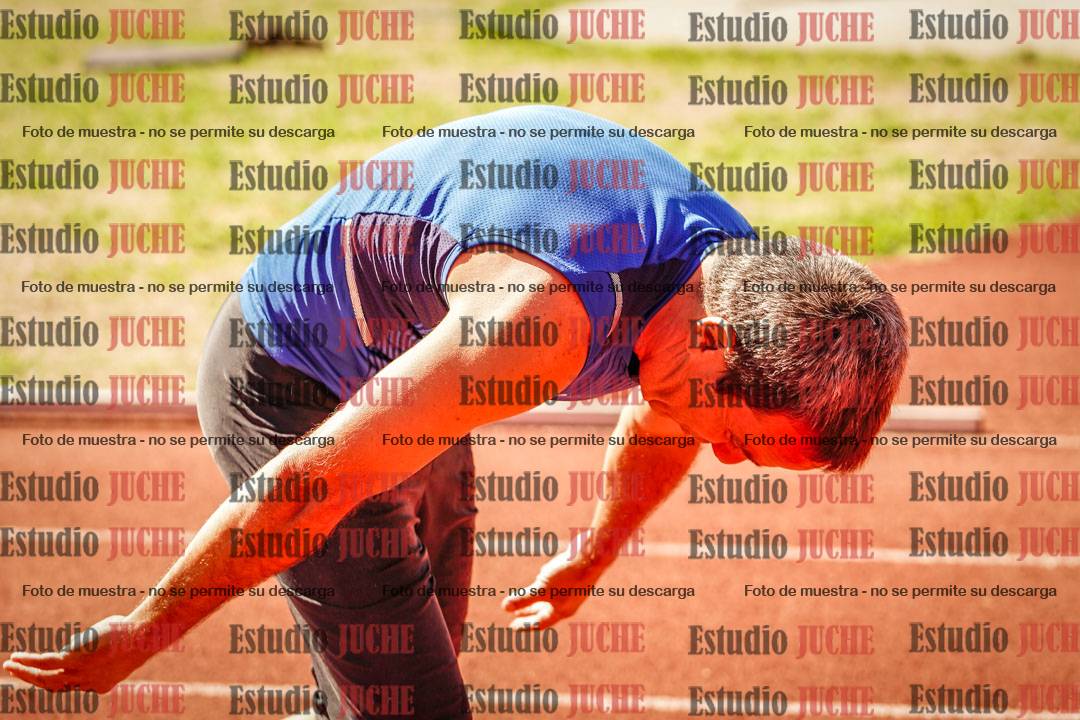 Fotos de los 100 m llanos de varones