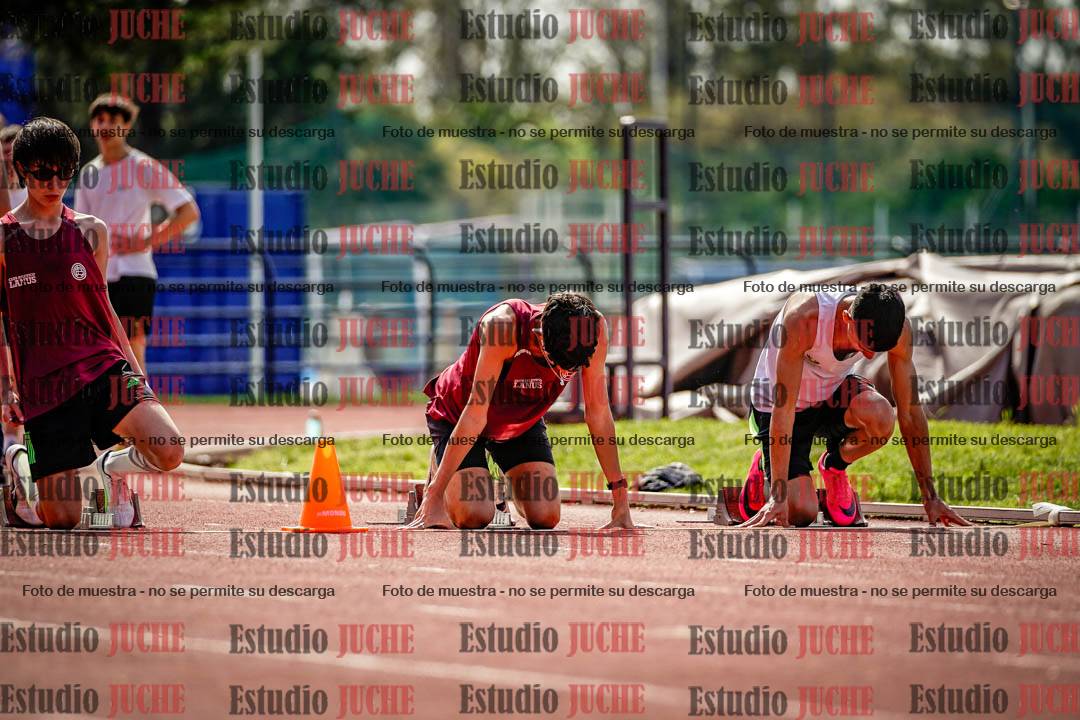 Fotos de los 80 m llanos de varones