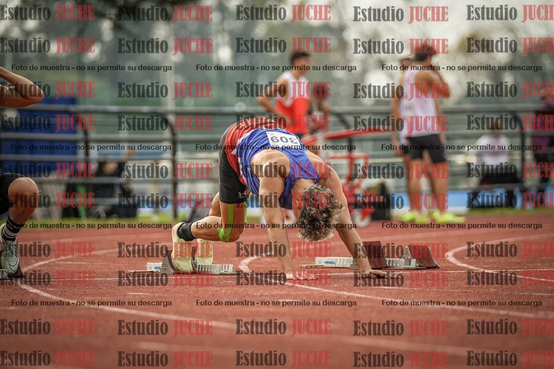 Fotos de los 100 m llanos de varones