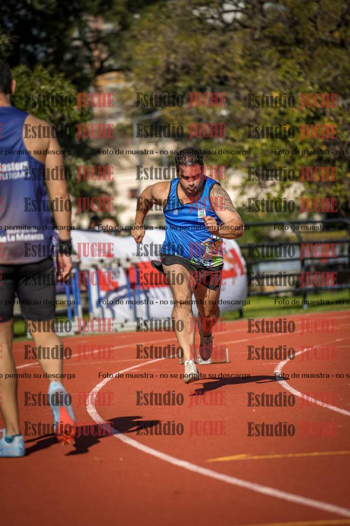 Fotos de los 200 m llanos de varones
