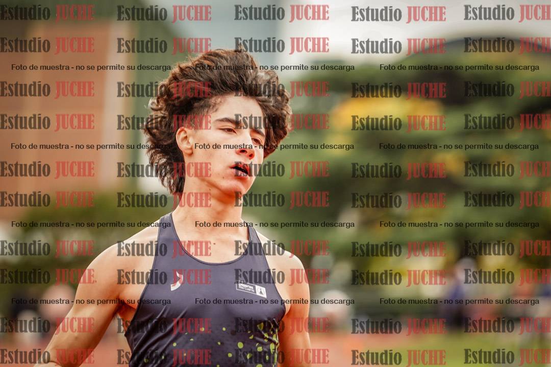 Fotos de los 100 m llanos de varones