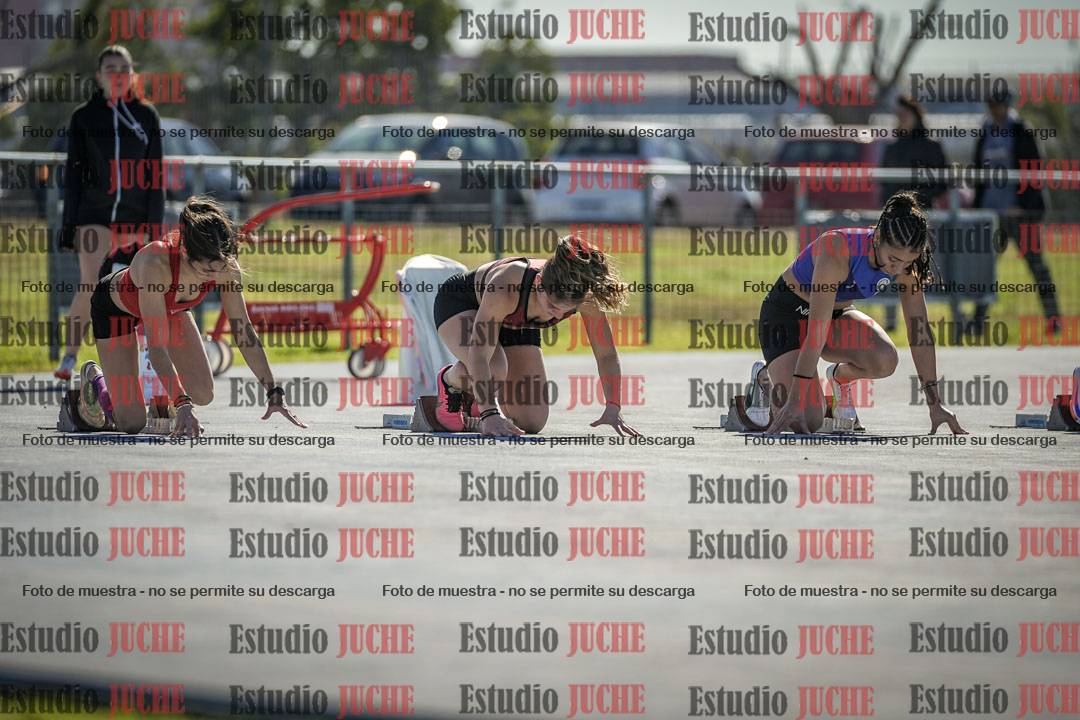 Fotos de los 100 m llanos de mujeres - FINAL