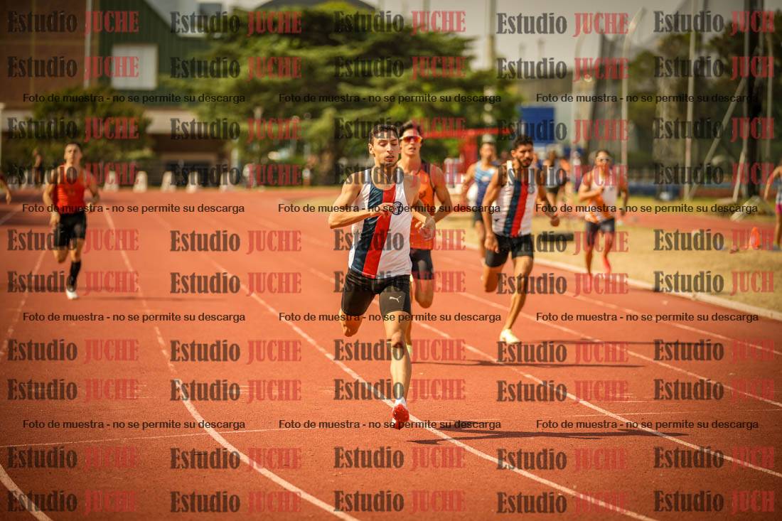 Fotos de los 400 m llanos de varones