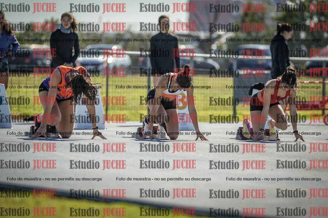 Fotos de los 100 m llanos de mujeres - FINAL