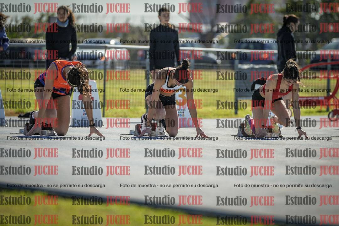 Fotos de los 100 m llanos de mujeres - FINAL