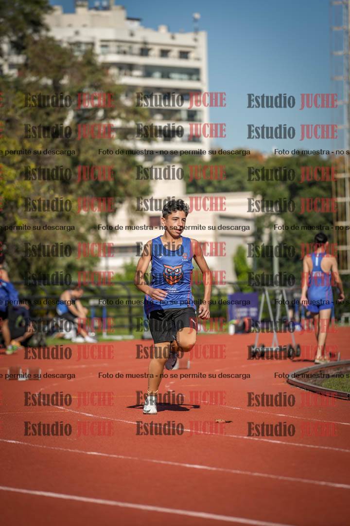 Fotos de los 200 m llanos de varones