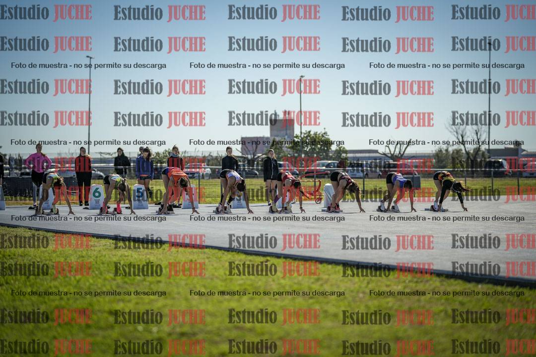 Fotos de los 100 m llanos de mujeres - FINAL