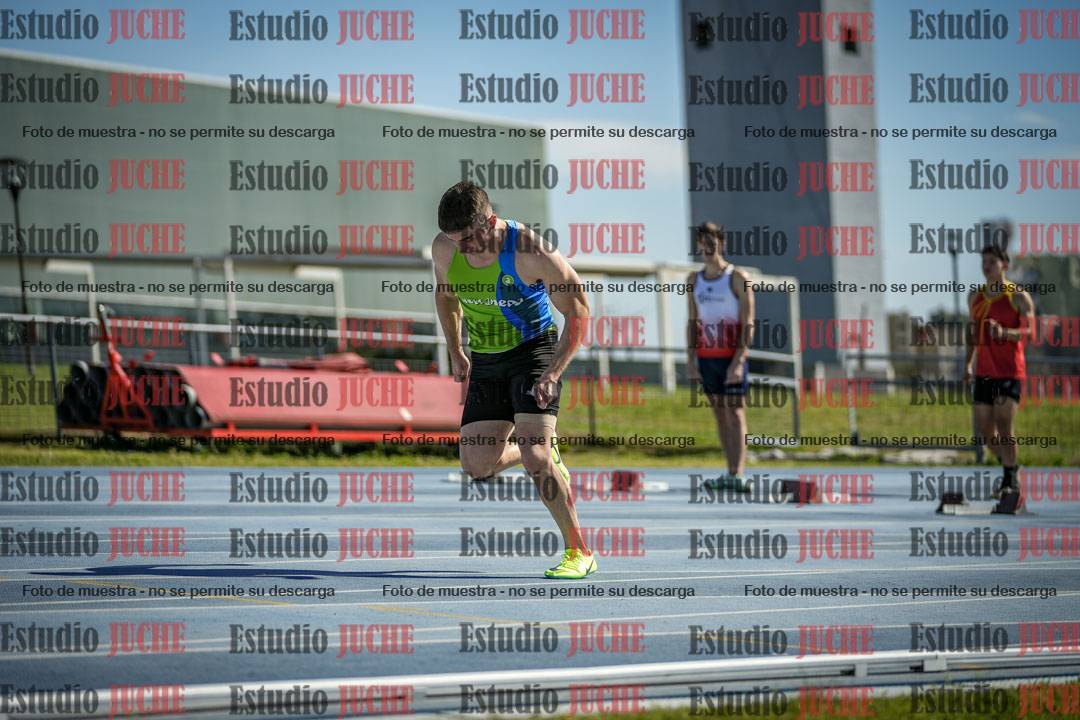 Fotos de los 100 m llanos de varones