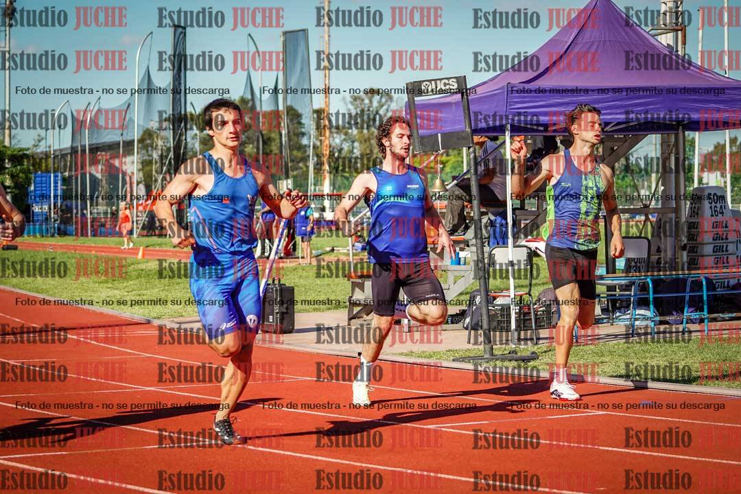 Fotos de los 100 m llanos de varones