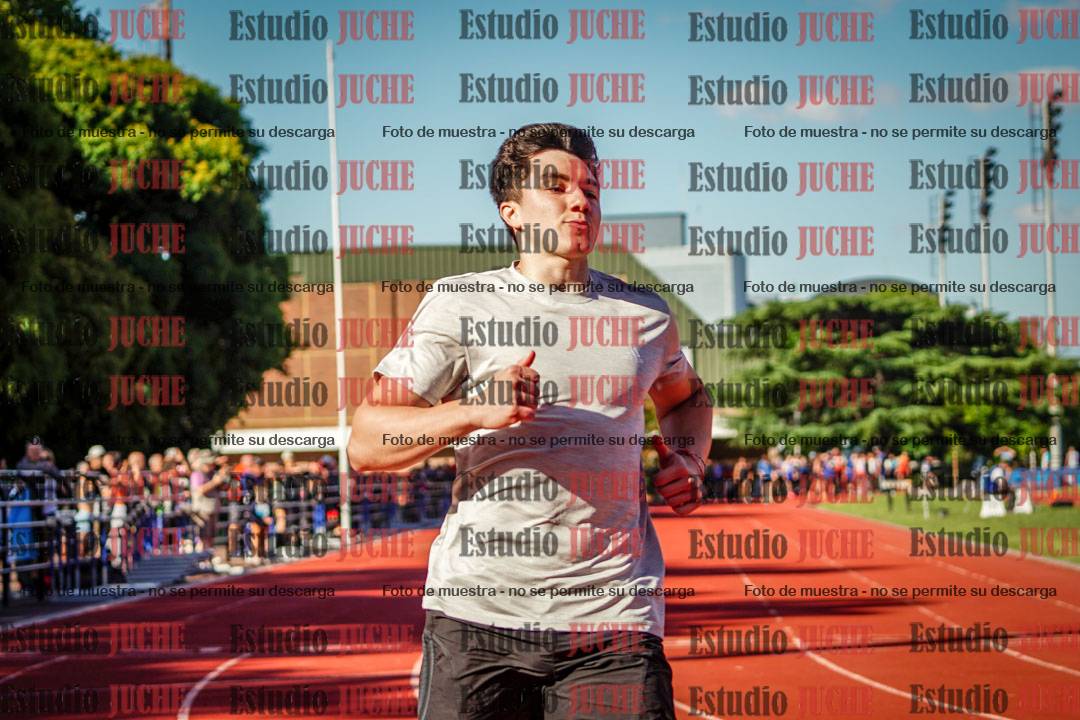 Fotos de los 100 m llanos de varones