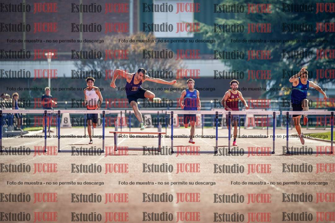 Fotos de los 400 m con vallas de varones