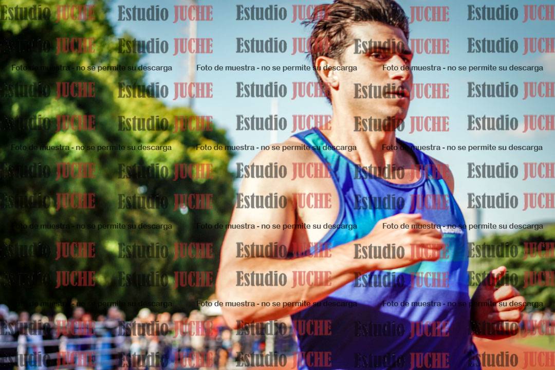 Fotos de los 100 m llanos de varones