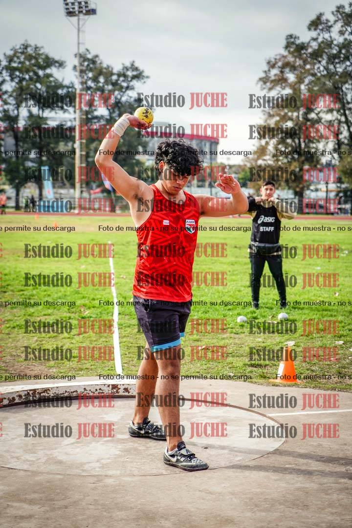 Fotos del lanzamiento de bala de varones