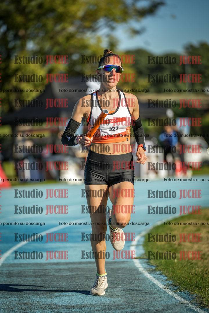 Fotos durante los relevos
