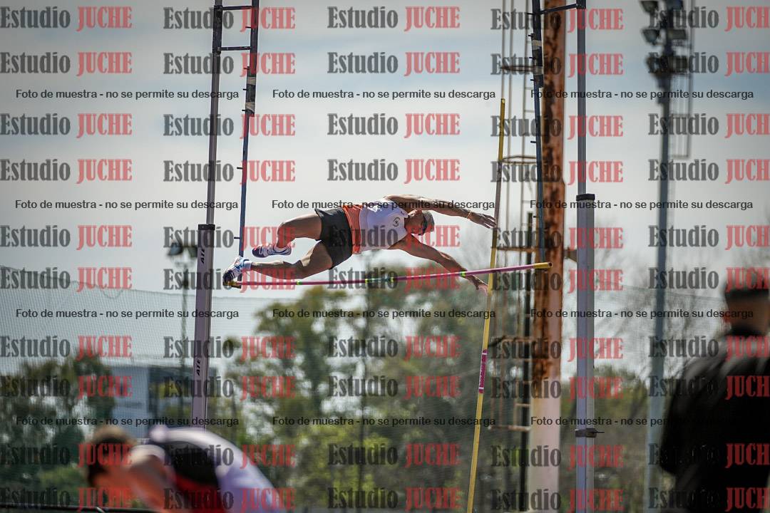 Fotos del salto con garrocha de mujeres y varones