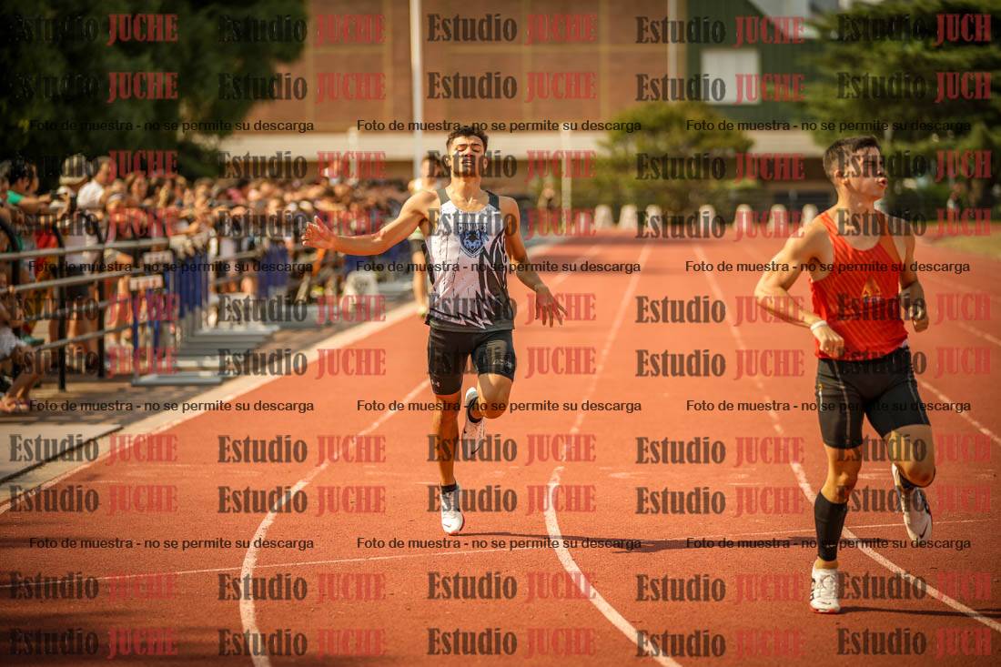 Fotos de los 400 m llanos de varones