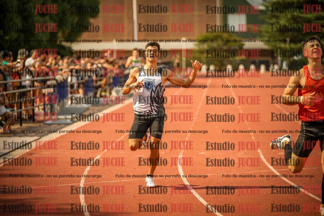 Fotos de los 400 m llanos de varones