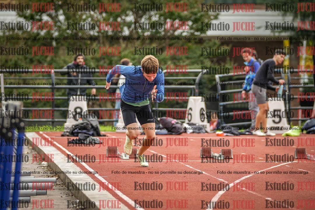 Fotos de los 100 m llanos de varones