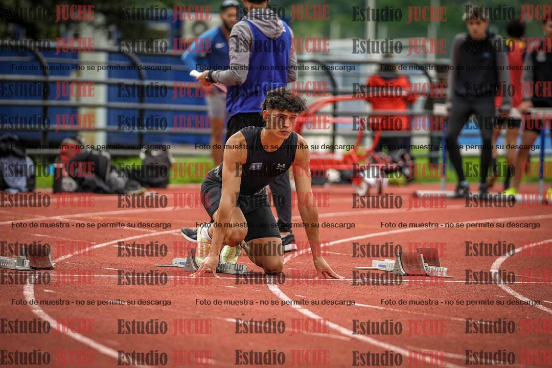 Fotos de los 100 m llanos de varones