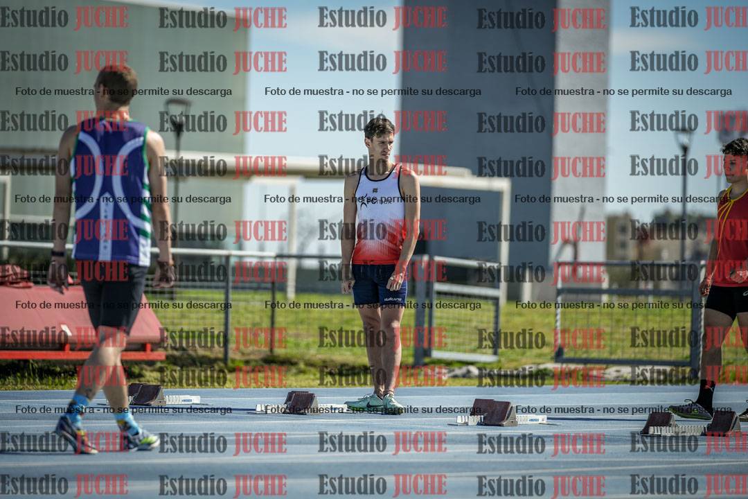 Fotos de los 100 m llanos de varones