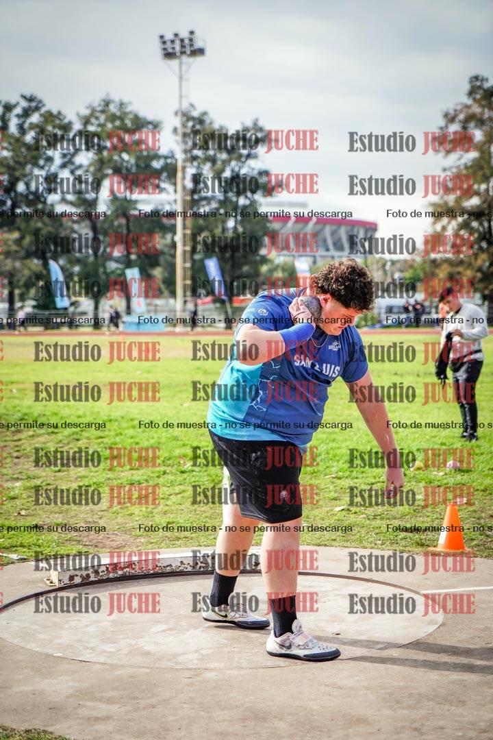 Fotos del lanzamiento de bala de varones