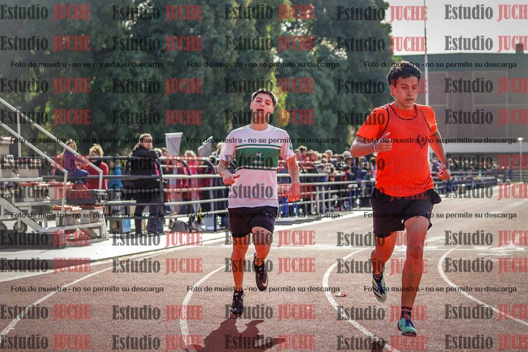 Fotos de los 100 m llanos de varones