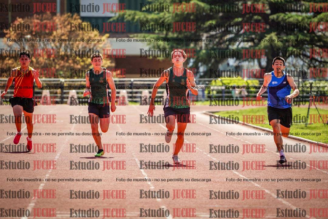 Fotos de los 200 m llanos de varones
